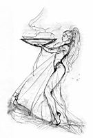 Luis Royo - Black Tarot - The Labyrinth Tarot, 27